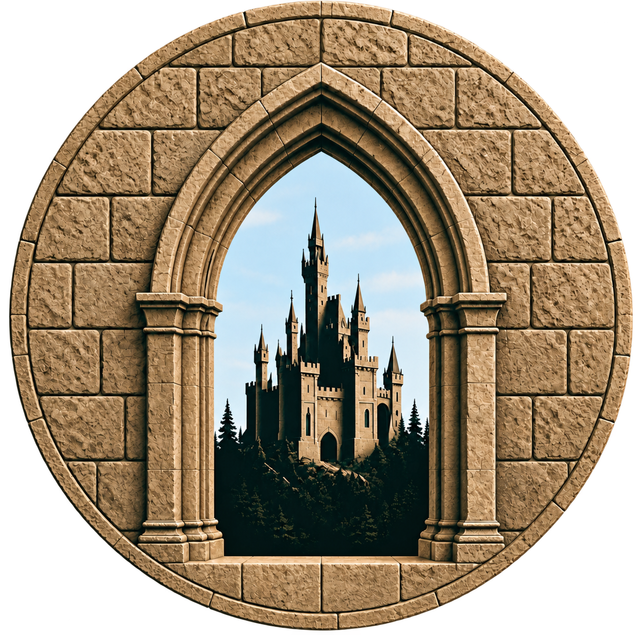 Realms of Manetera castle emblem